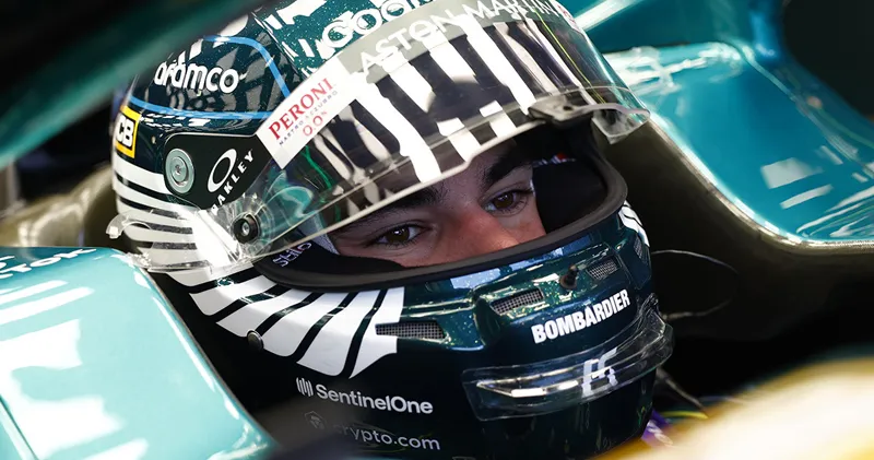 stroll aston martin bahrein fit cockpit helm