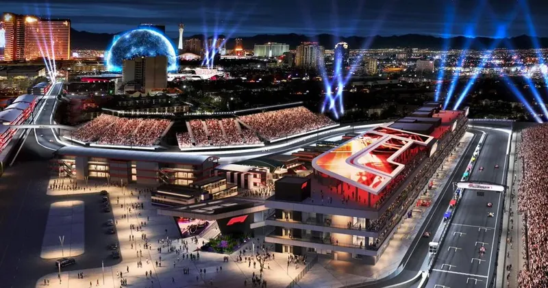 Foto's. Zo komt de Grand Prix van Las Vegas eruit te zien