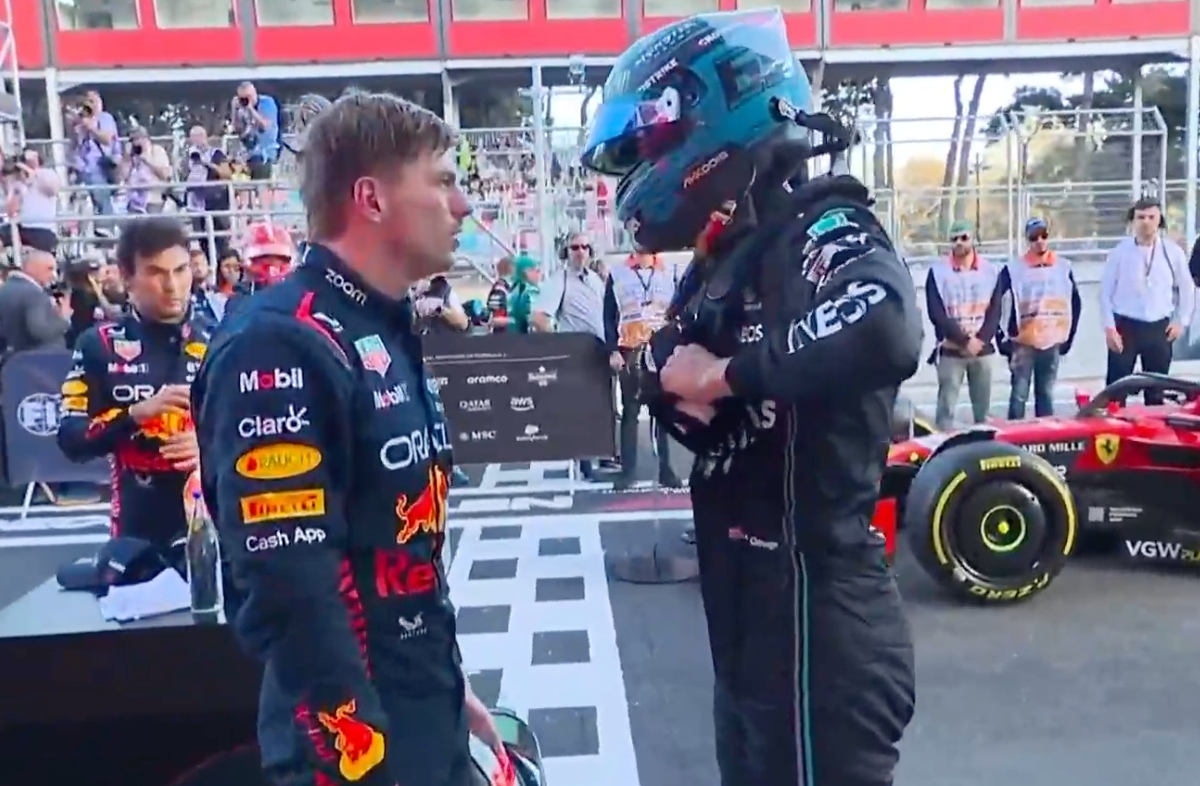 Video: Verhitte discussie tussen Max Verstappen en George Russell na de Sprint