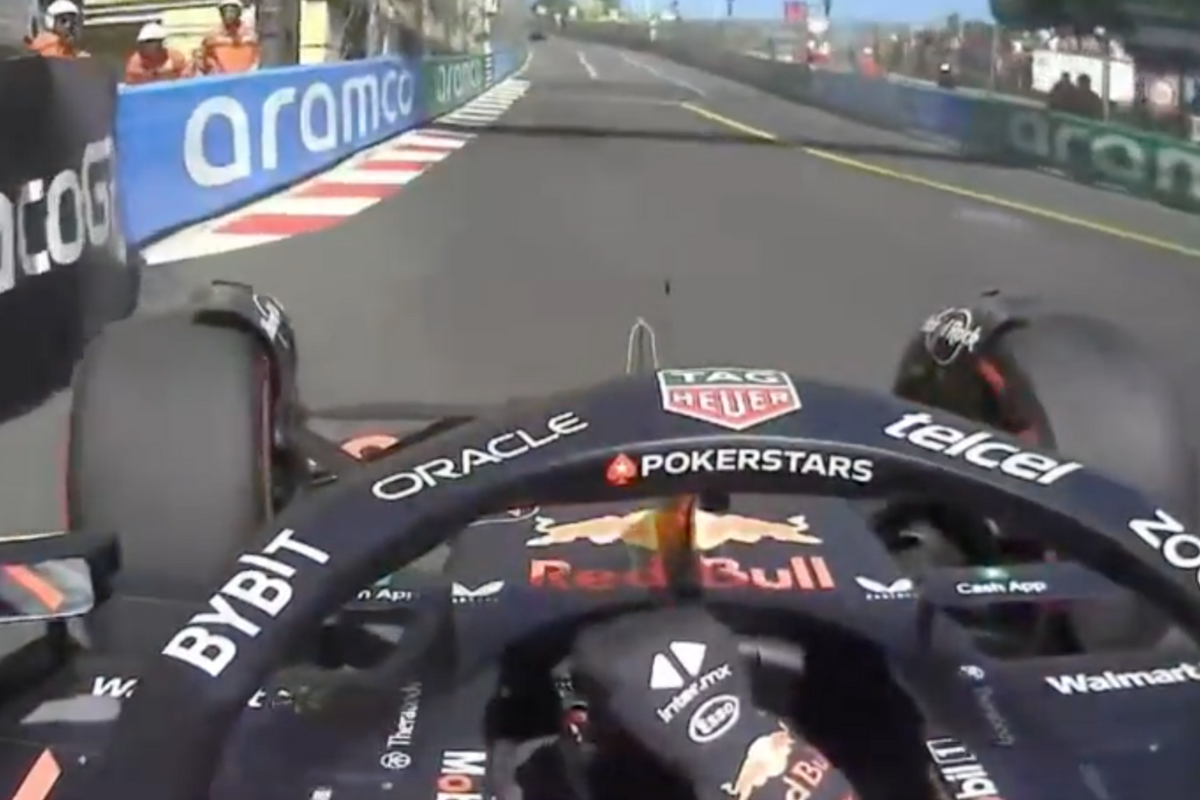 BREAKING: Sergio Pérez klapt keihard in de muur tijdens Q1 in Monaco