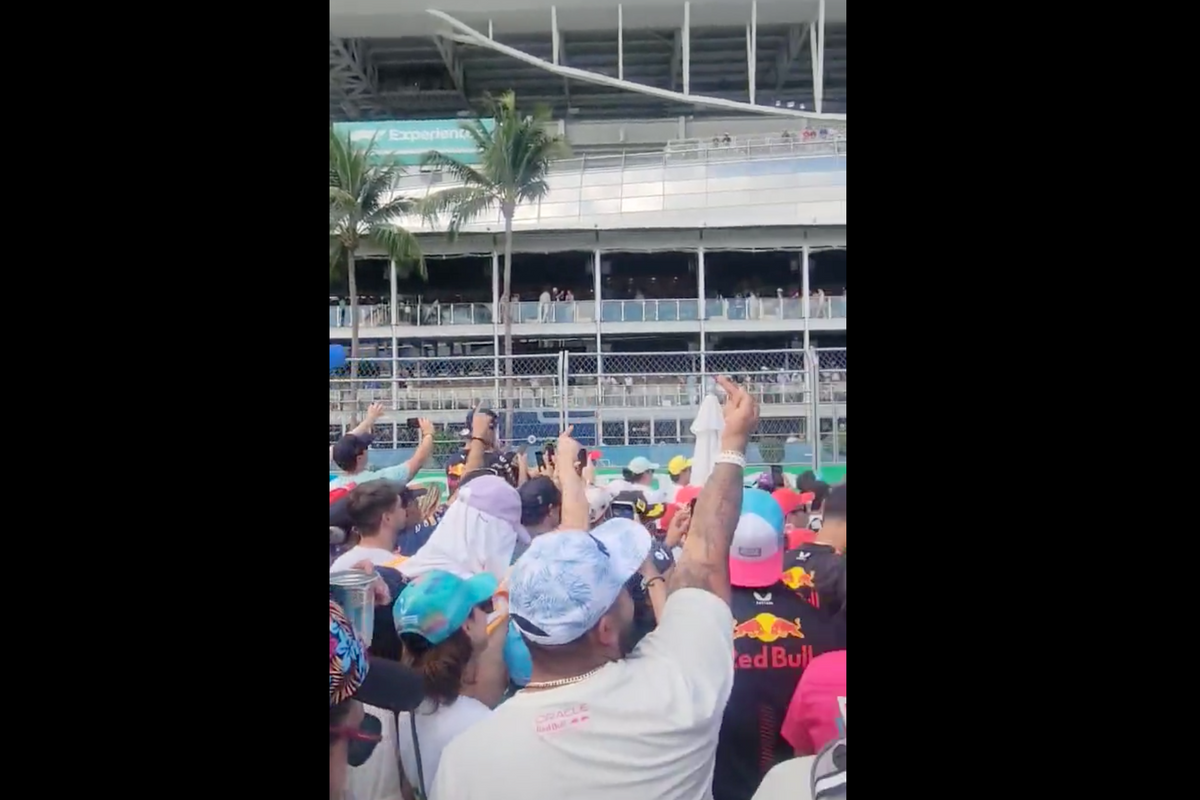Video: Max Verstappen flink uitgefloten door Red Bull-fans na de race in Miami
