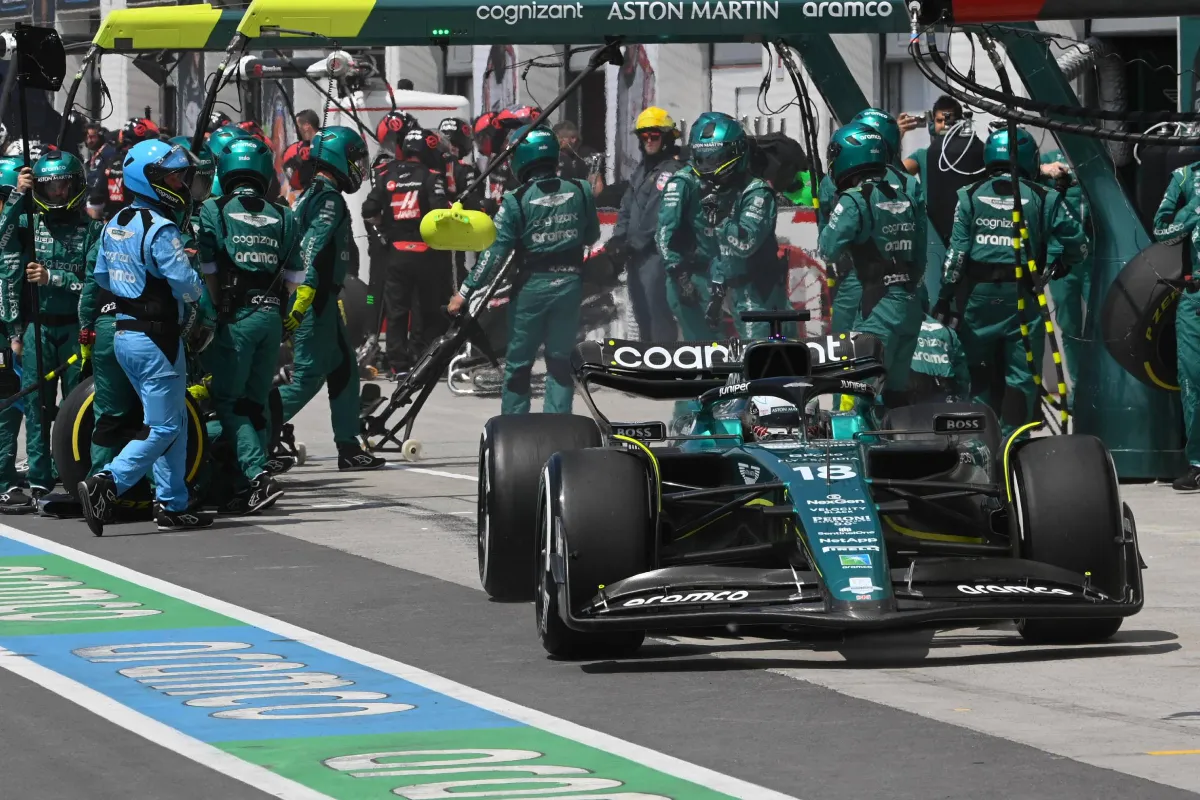 stroll aston martin lance pit canada