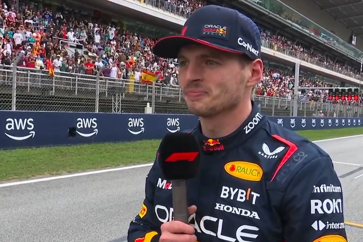 Video: De reactie van Max Verstappen na de kwalificatie in Barcelona