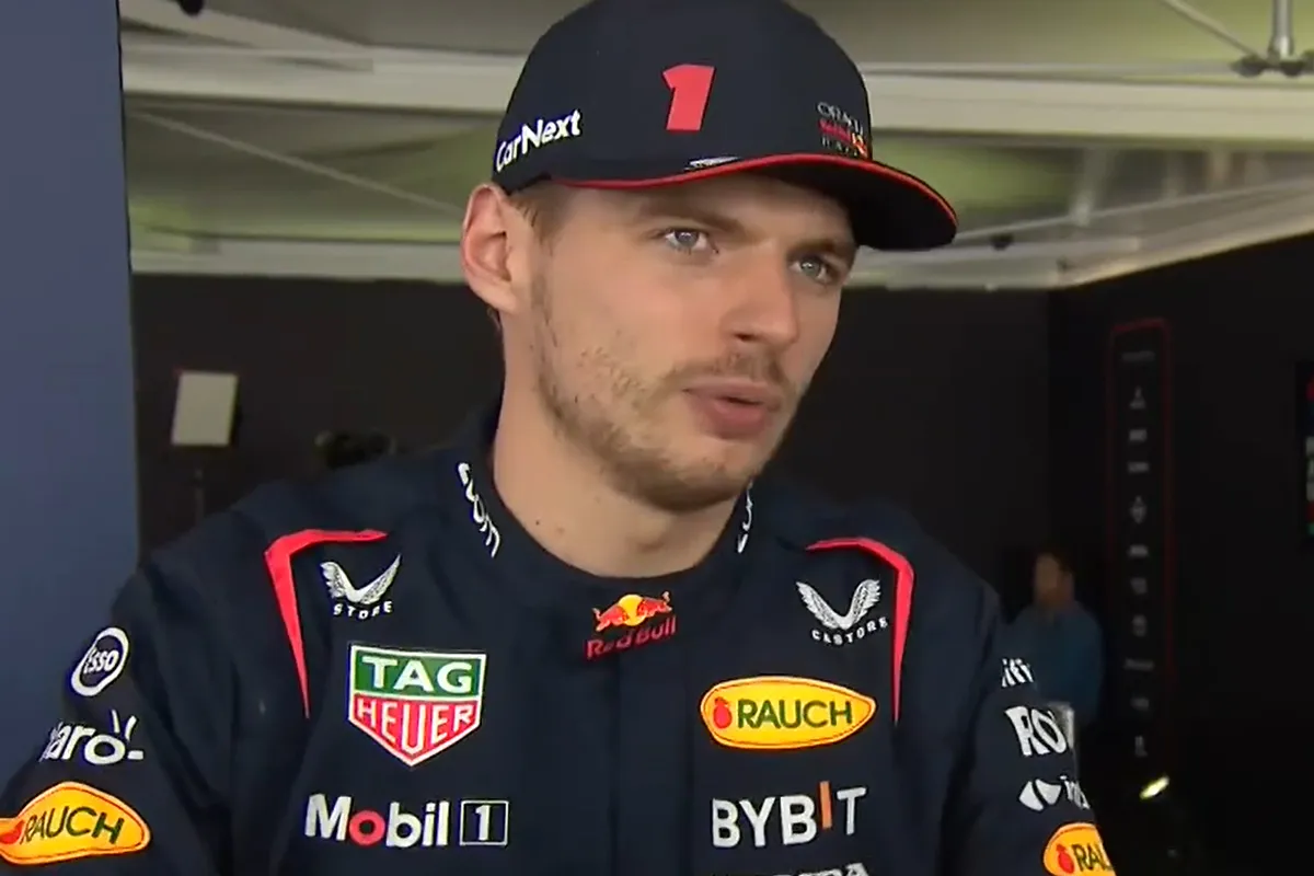 De reactie van Max Verstappen na de kwalificatie in Spanje