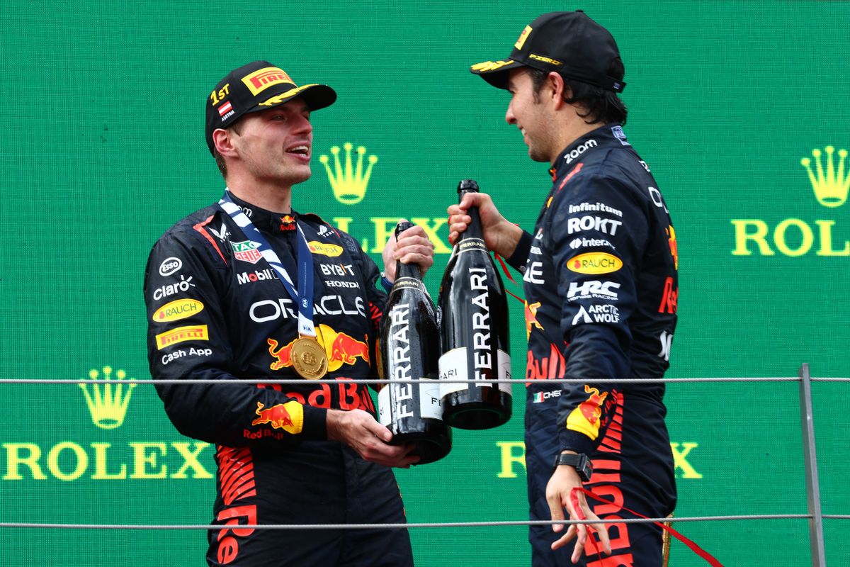 Christian Horner onthult gesprek met Pérez en Verstappen na incident in Oostenrijk