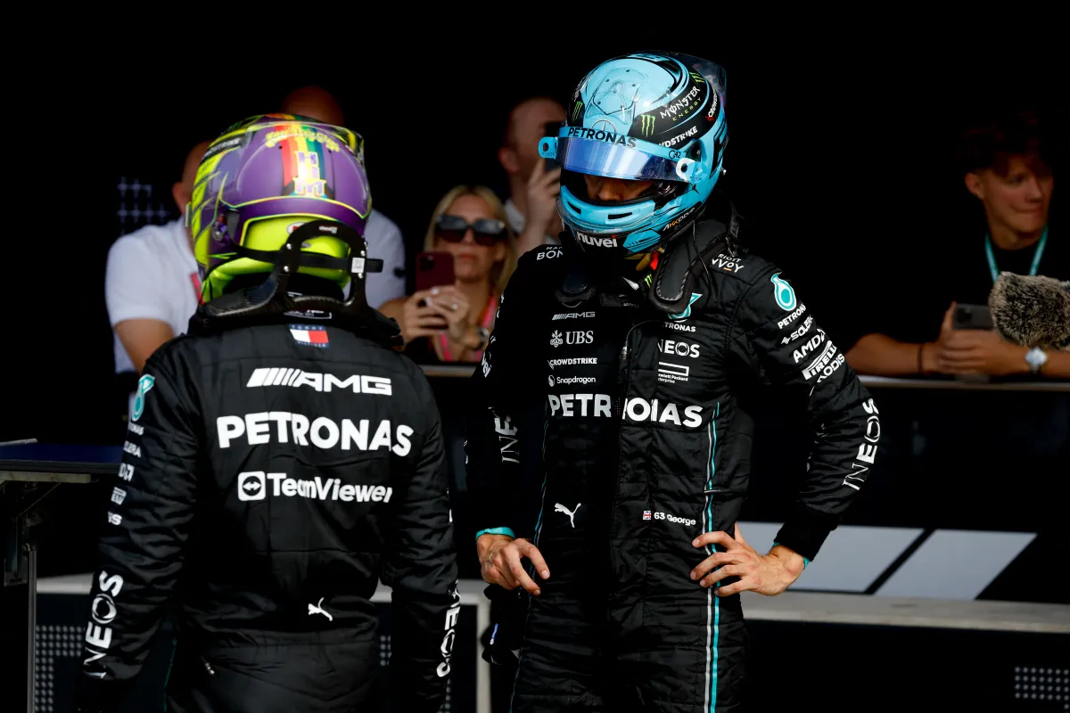russell hamilton mercedes