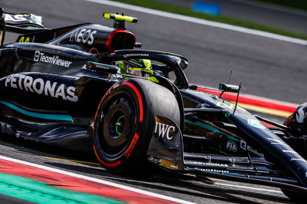 Mercedes niet blij na Grand Prix van België: 'Teleurstellend dat dit kan in de Formule 1'