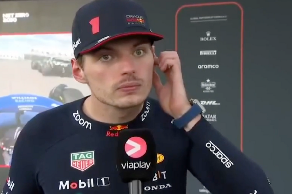 Video: De reactie van Max Verstappen op boegeroep Mexicaanse fans