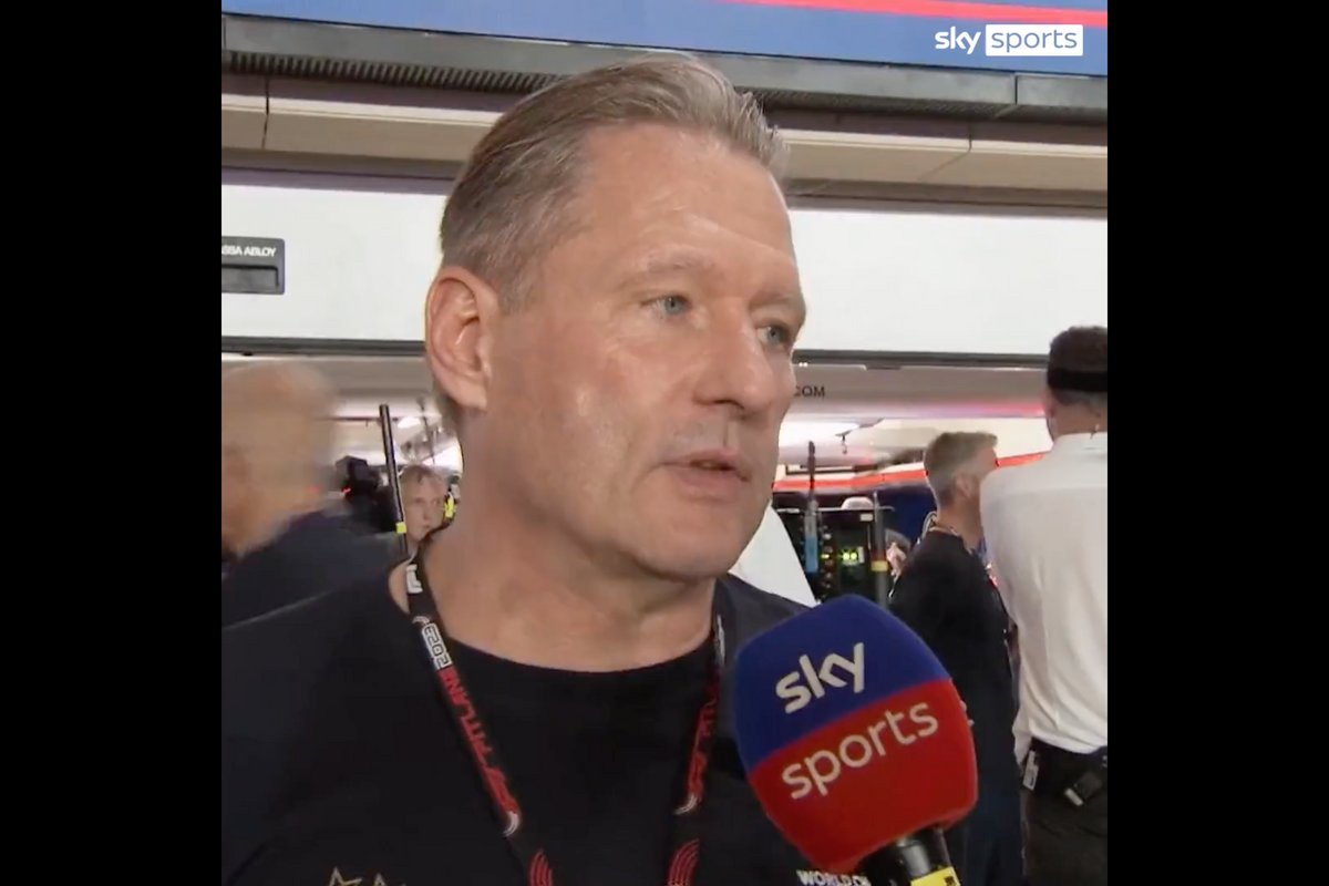 Video: De reactie van Jos Verstappen na de sprintrace bij Sky Sports