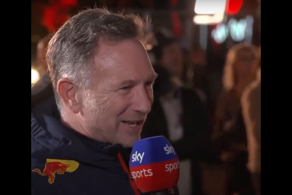 Video: De reactie van Christian Horner op de race van Max Verstappen in Las Vegas