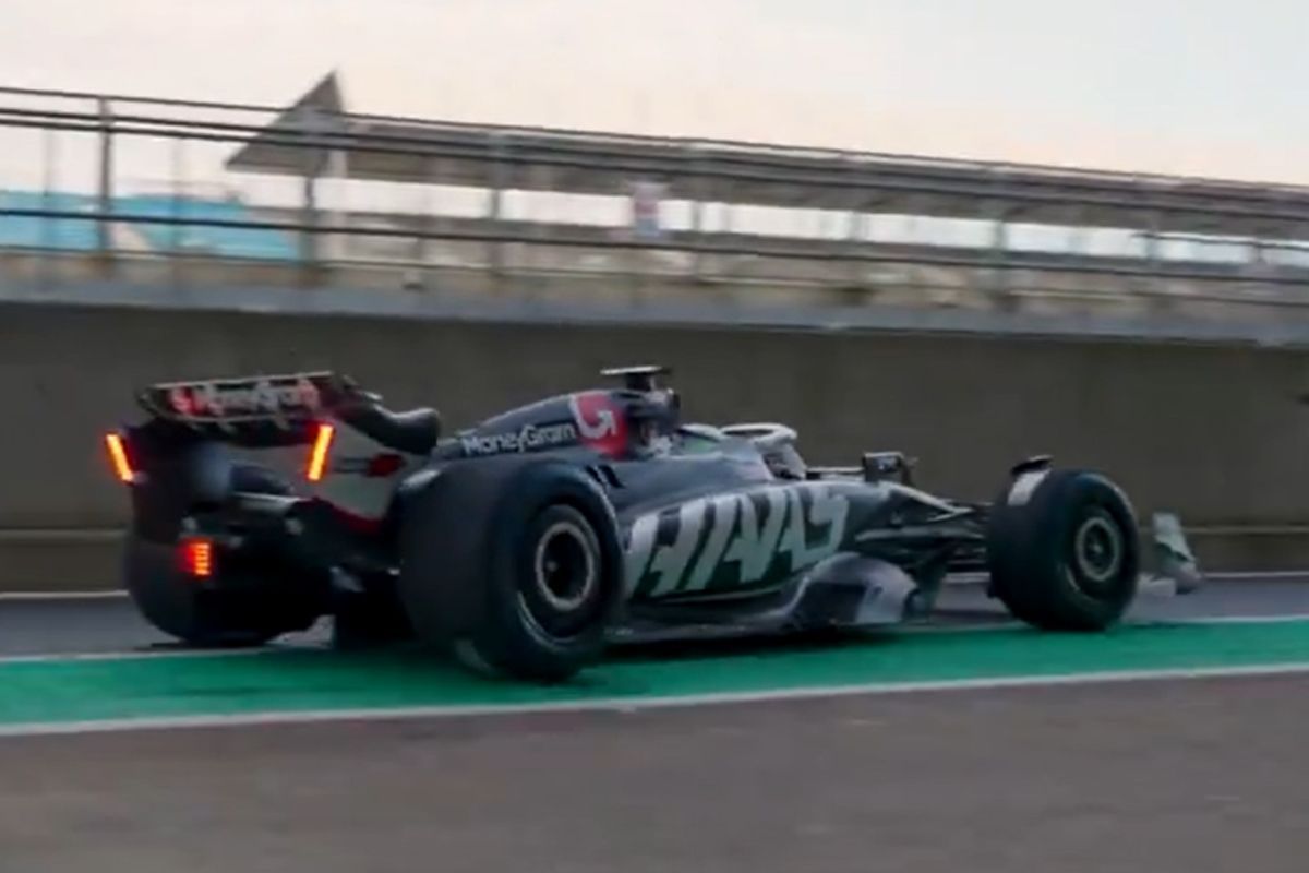 Video: Haas toont eerste beelden van nieuwe VF24 op circuit van Silverstone