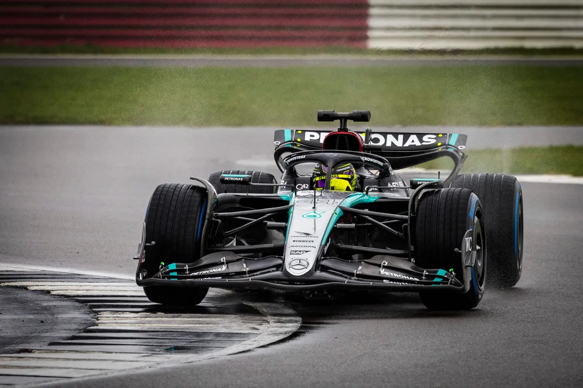 mercedes w15 nose