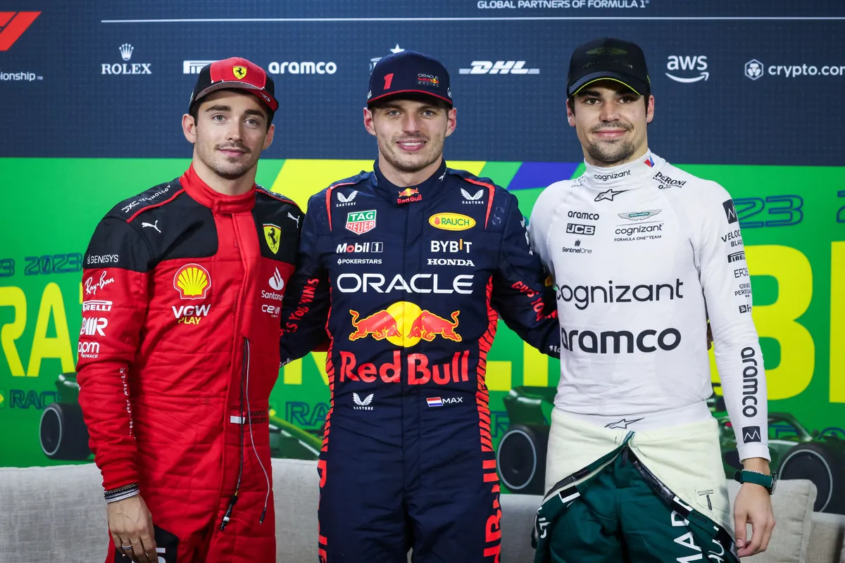 stroll max leclerc ferrari aston red bull