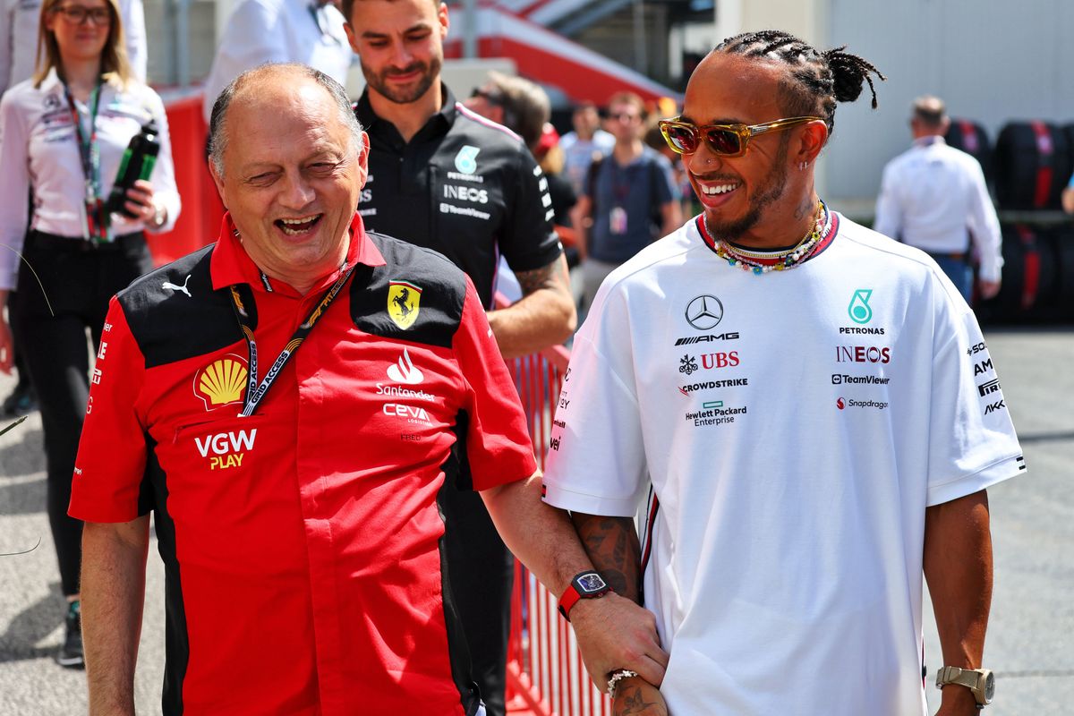 Ferrari-baas spreekt zich uit over komst Lewis Hamilton: 'Dat is het kenmerk van een kampioen'