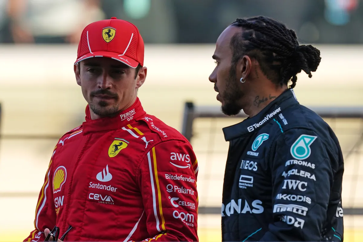 hamilton leclerc ferrari mercedes