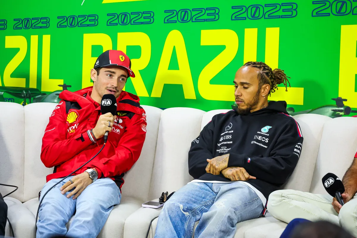 leclerc hamilton ferrari mercedes