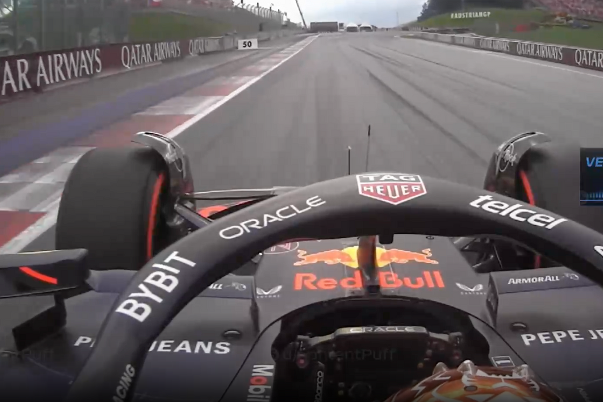 Video: De reactie van Max Verstappen op crash en straf na Grand Prix Oostenrijk