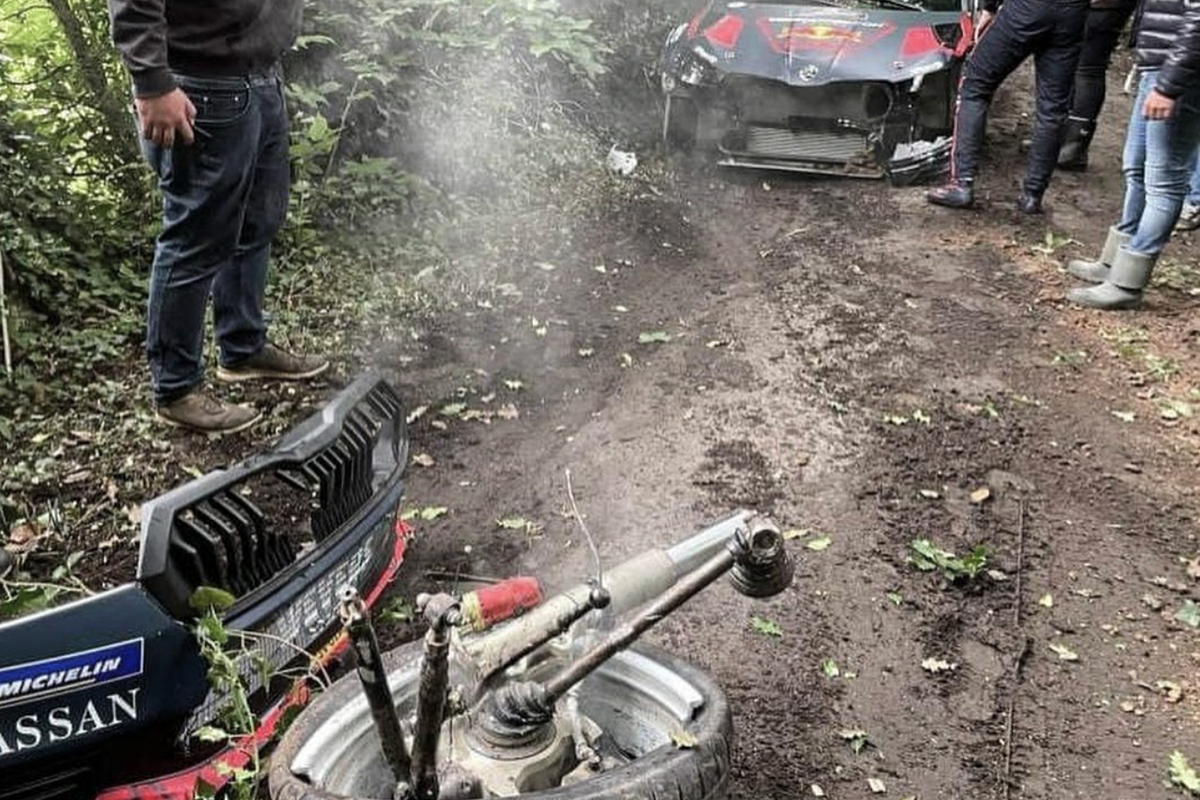 Video: Jos Verstappen kent zware crash tijdens rally-race in België