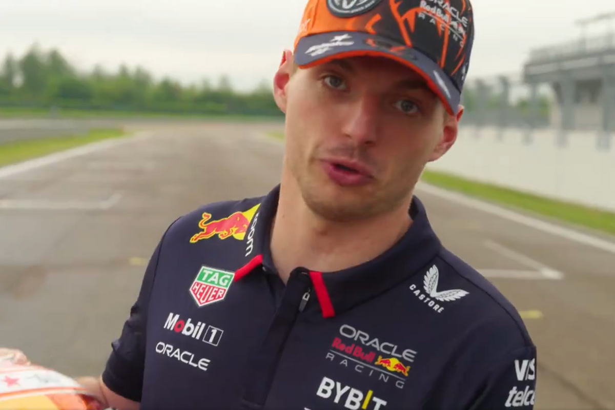 Video: Max Verstappen introduceert speciale helm voor zijn 'Orange Army'