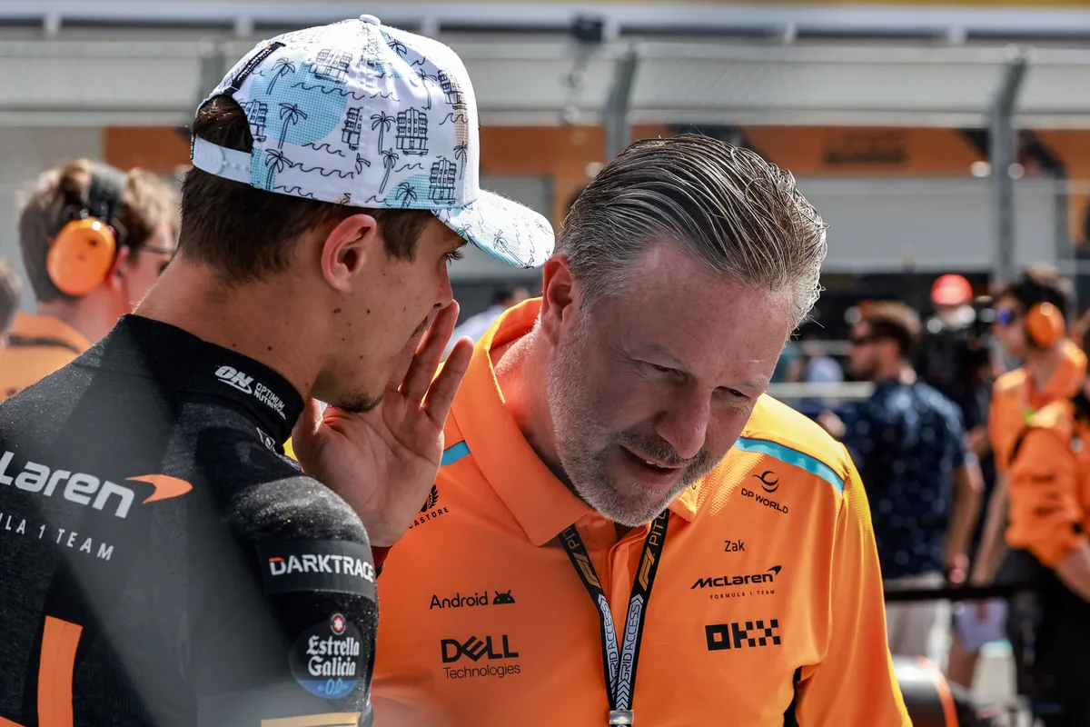 lando norris zak brown mclaren