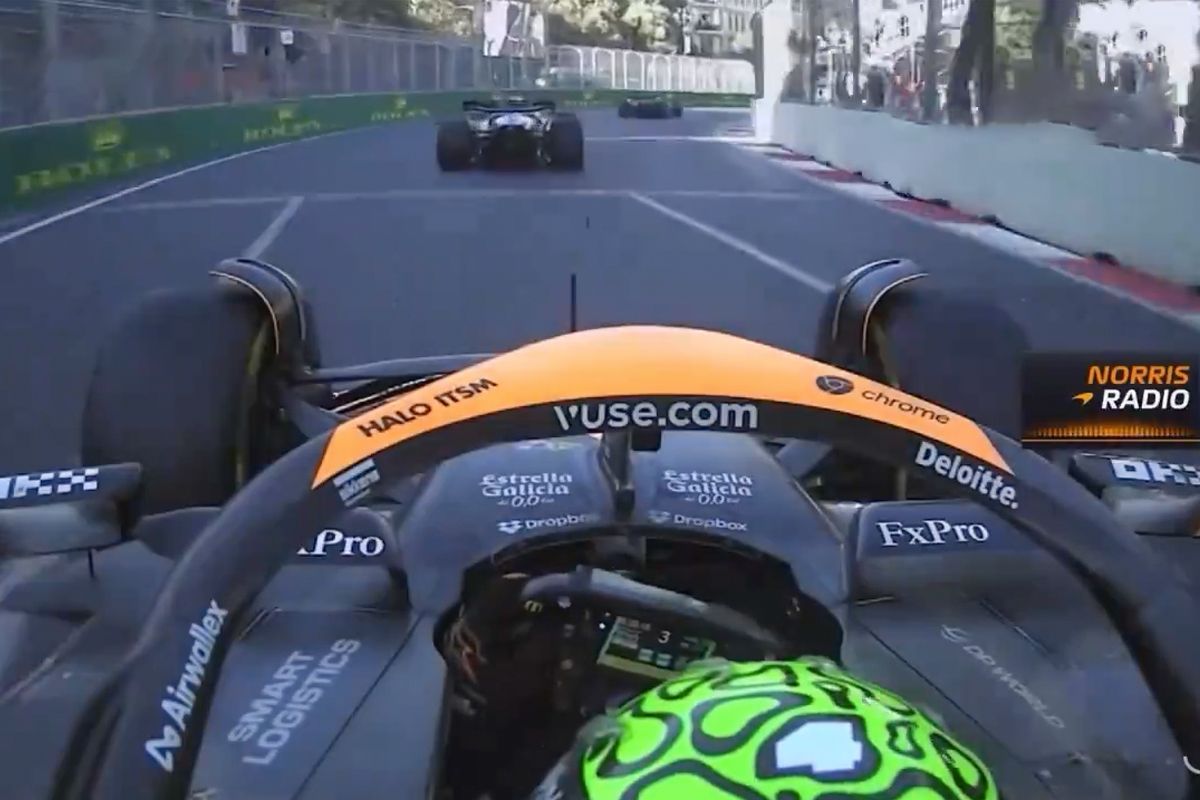 Video: Lando Norris naait Max Verstappen een oor aan bij de stewards