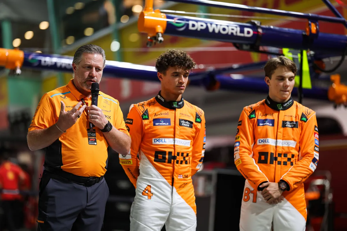 brown norris piastri mclaren