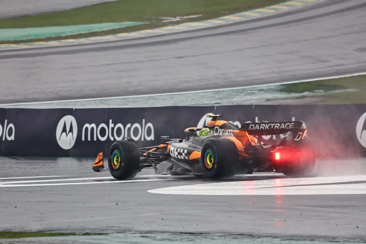 lando norris mclaren regen