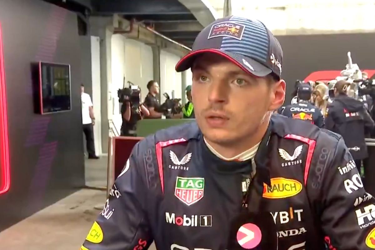 Video: De reactie van Max Verstappen bij Viaplay na de kwalificatie in Brazilië