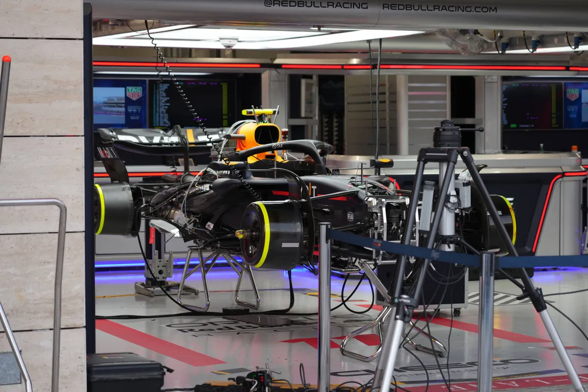 sergio perez red bull garage