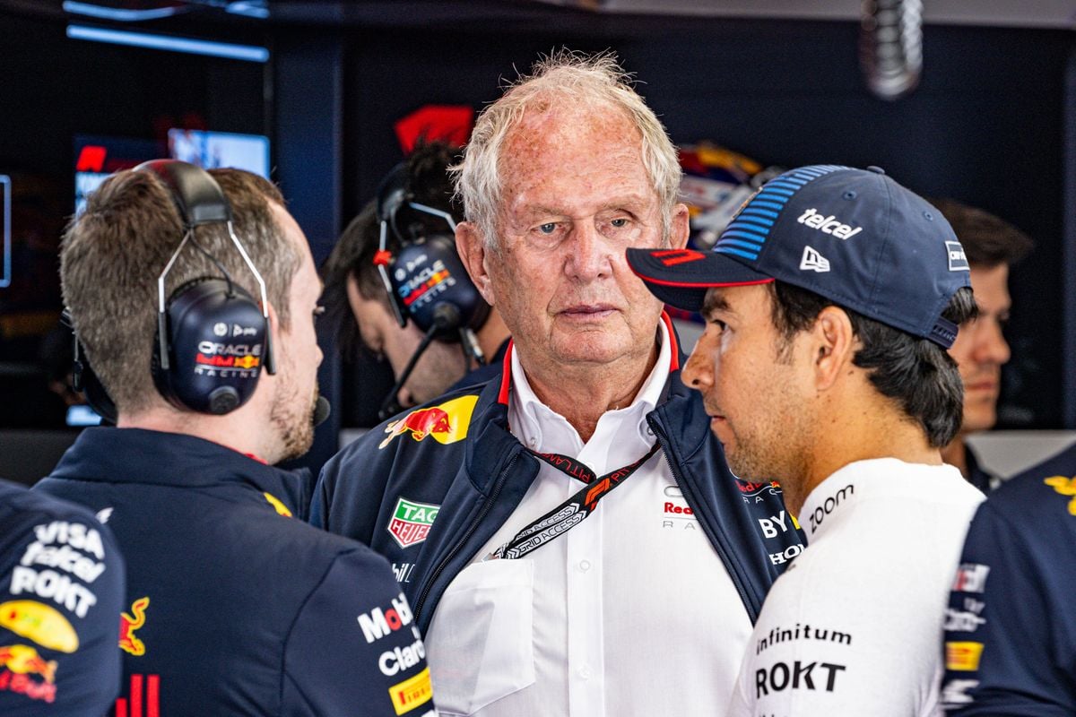 Sergio Pérez krijgt trap na van Helmut Marko na vertrek bij Red Bull