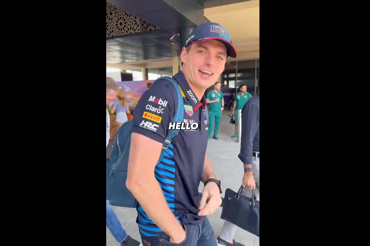 Video: De eerste reactie van Max Verstappen op zijn aankomende vaderschap