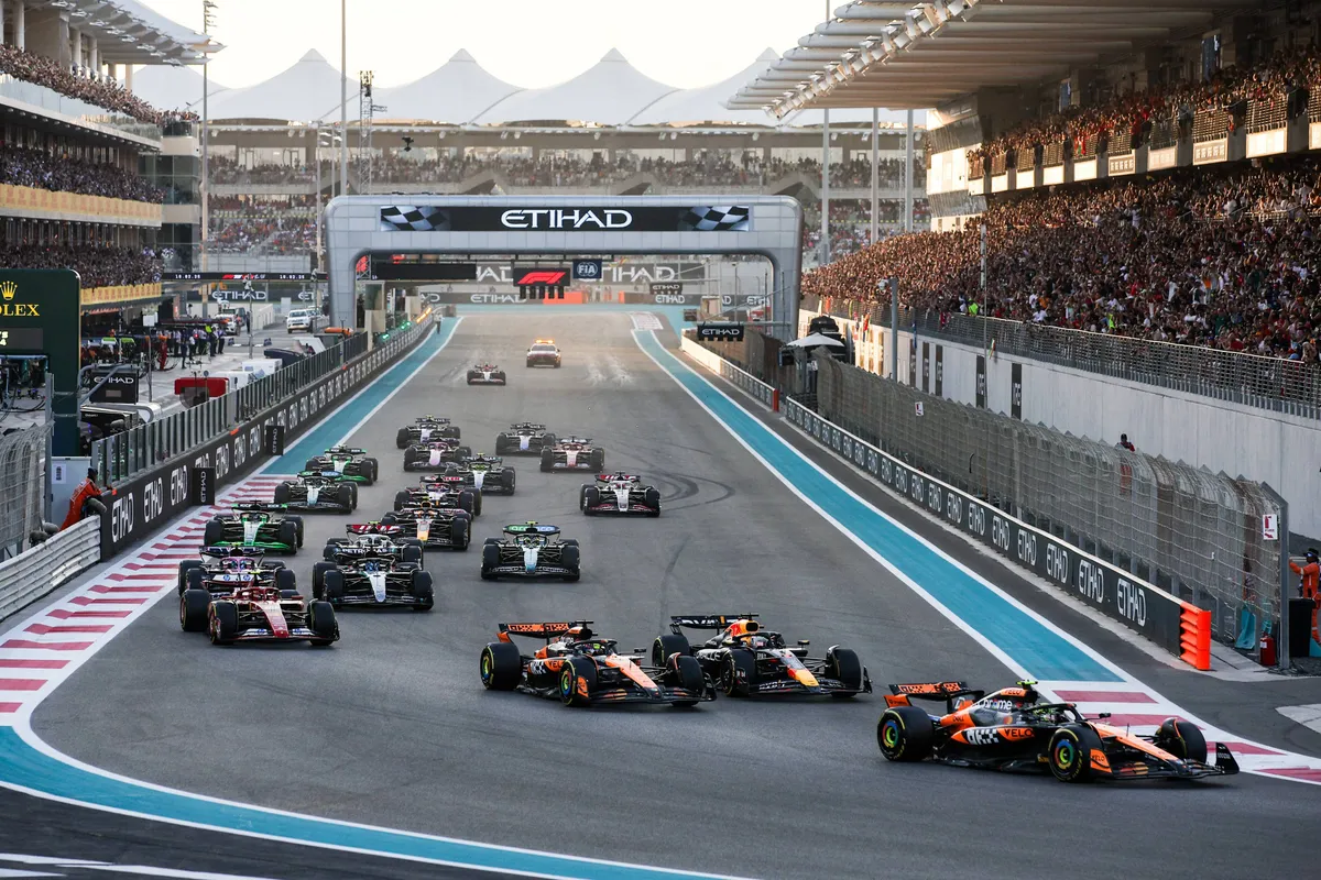 abu dhabi start grid
