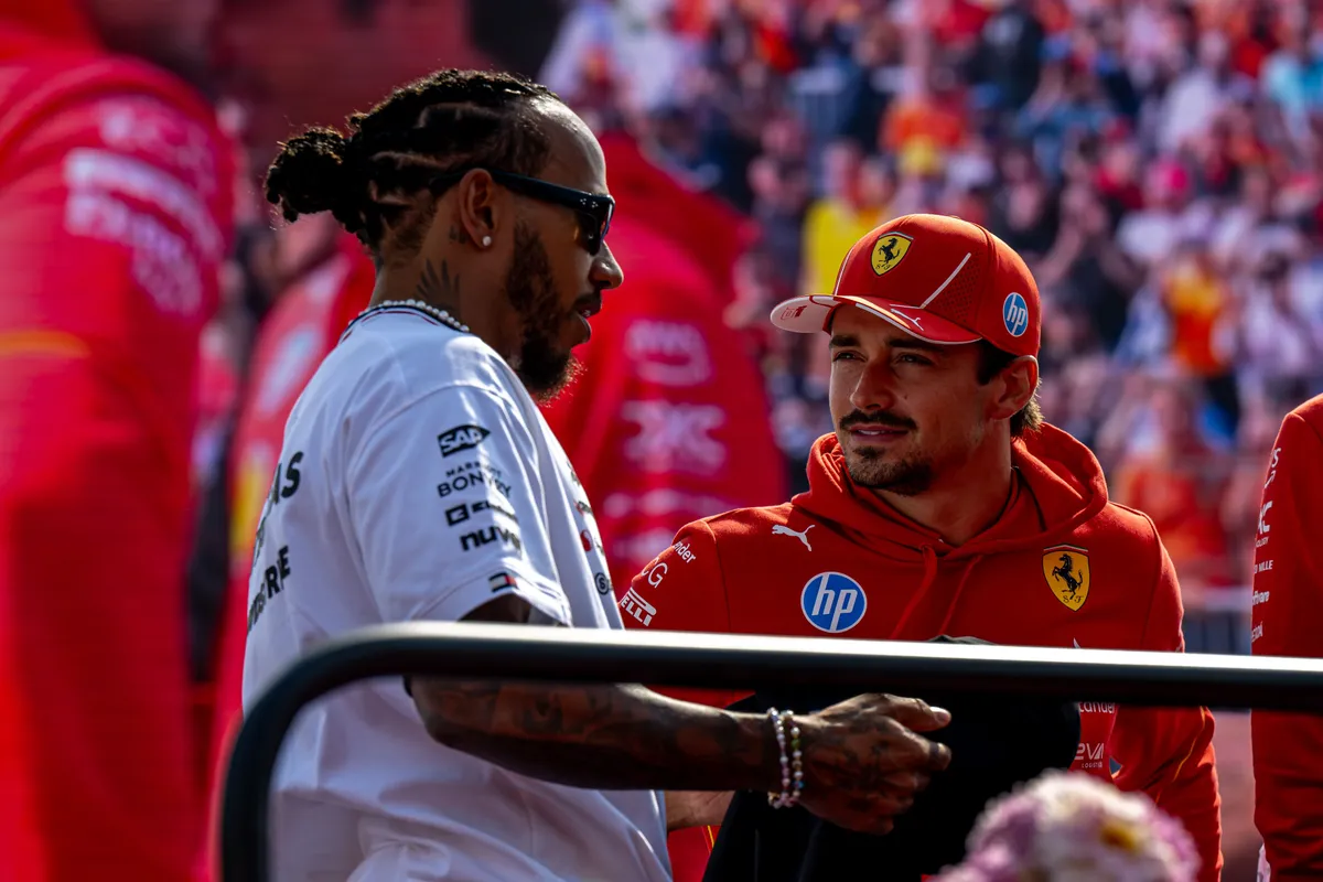 hamilton leclerc ferrari