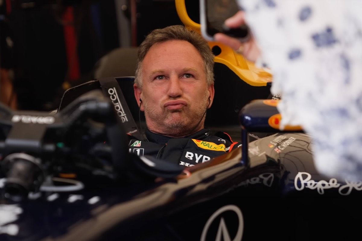 Video: Christian Horner stapt voor het eerst in bij F1-auto van Red Bull: 'Ik heb in mijn broek gepoept'