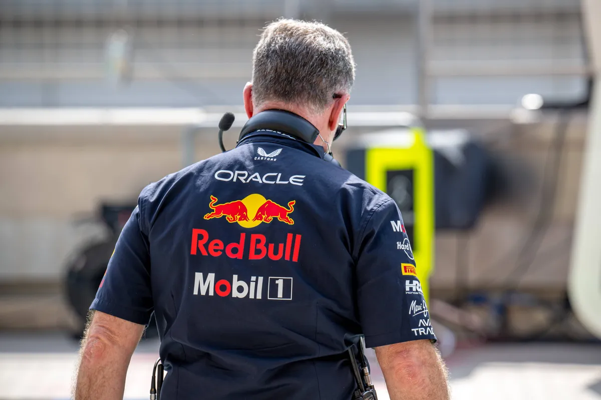 Red Bull-teambaas Christian Horner in Bahrein