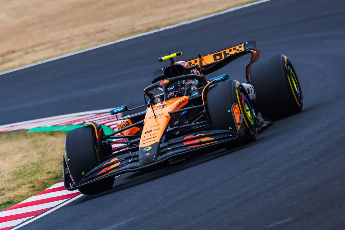 Lando Norris in de McLaren MCL39