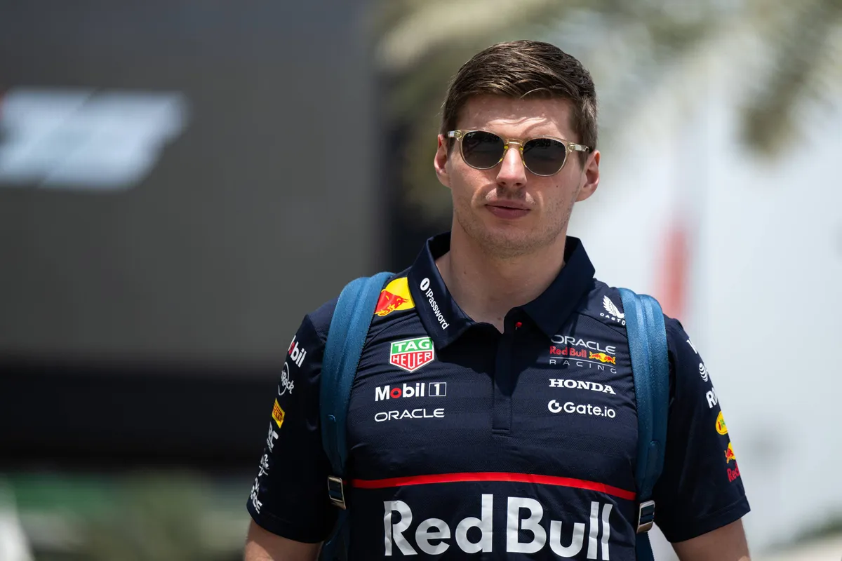 Red Bull-coureur Max Verstappen in Bahrein