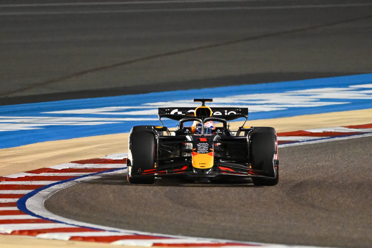 Red Bull-coureur Max Verstappen in Bahrein