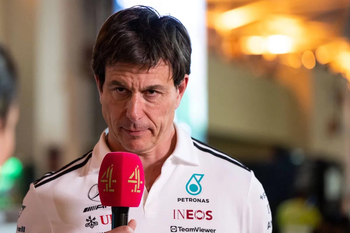 Mercedes-baas Toto Wolff in Bahrein