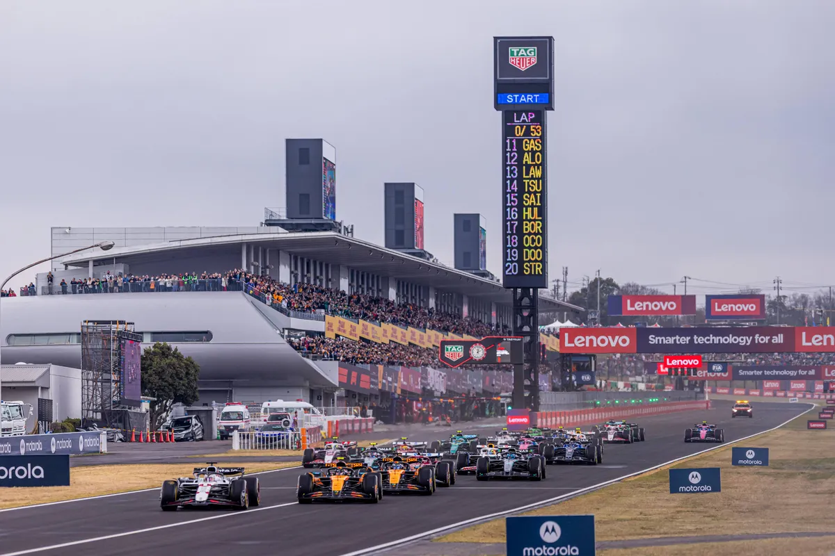 Start F1 GP Japan 2025