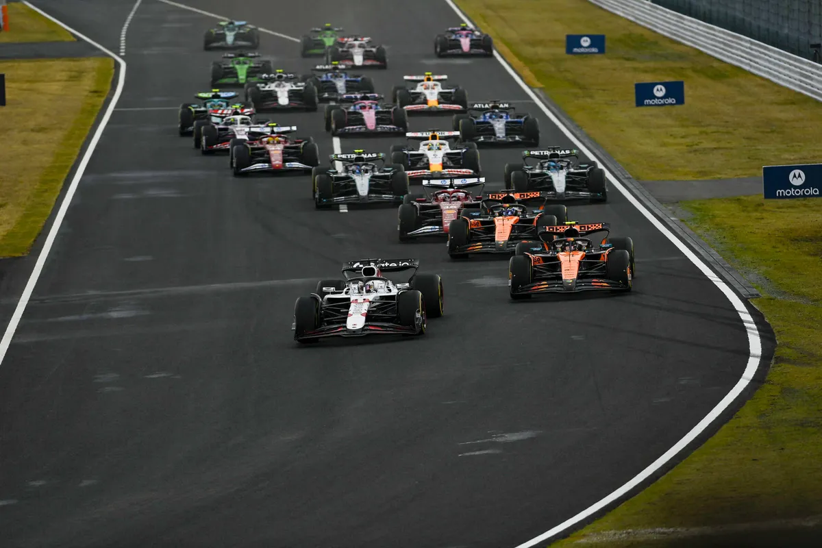 Start van de F1-race in Japan