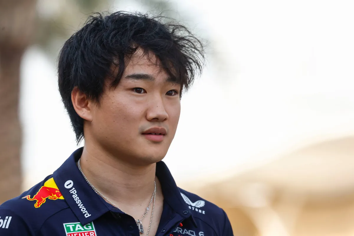 Red Bull-coureur Yuki Tsunoda in Bahrein