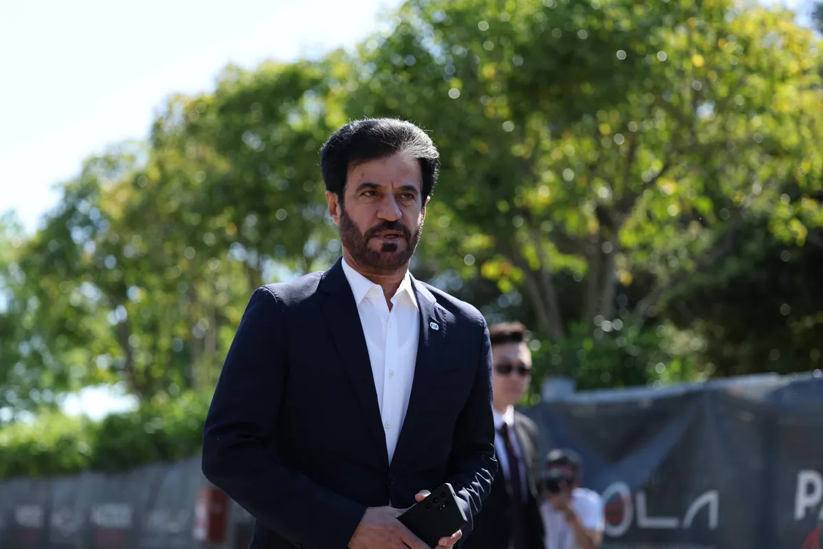 FIA-president Mohammed Ben Sulayem in Imola