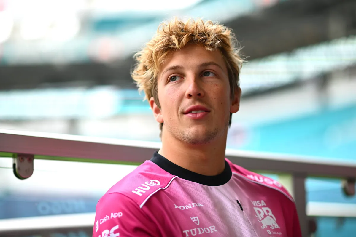 Racing Bulls-coureur Liam Lawson in Miami