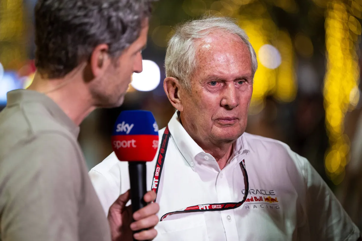 Red Bull-adviseur Helmut Marko bij Sky Deutschland