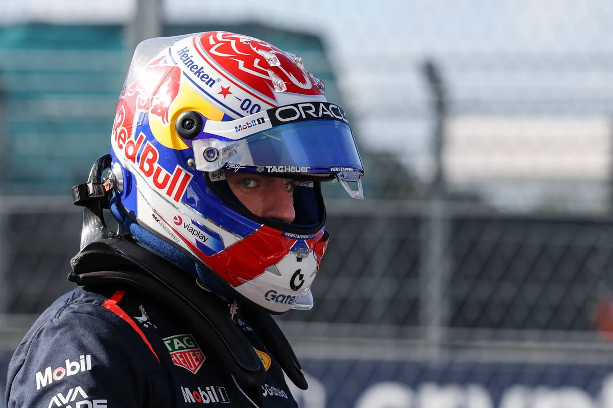 Red Bull-coureur Max Verstappen in Miami