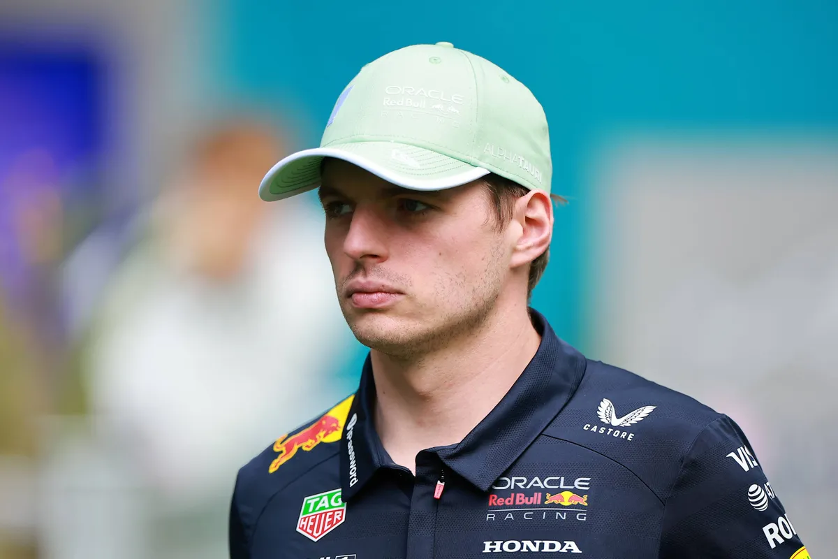 Red Bull-coureur Max Verstappen in Miami