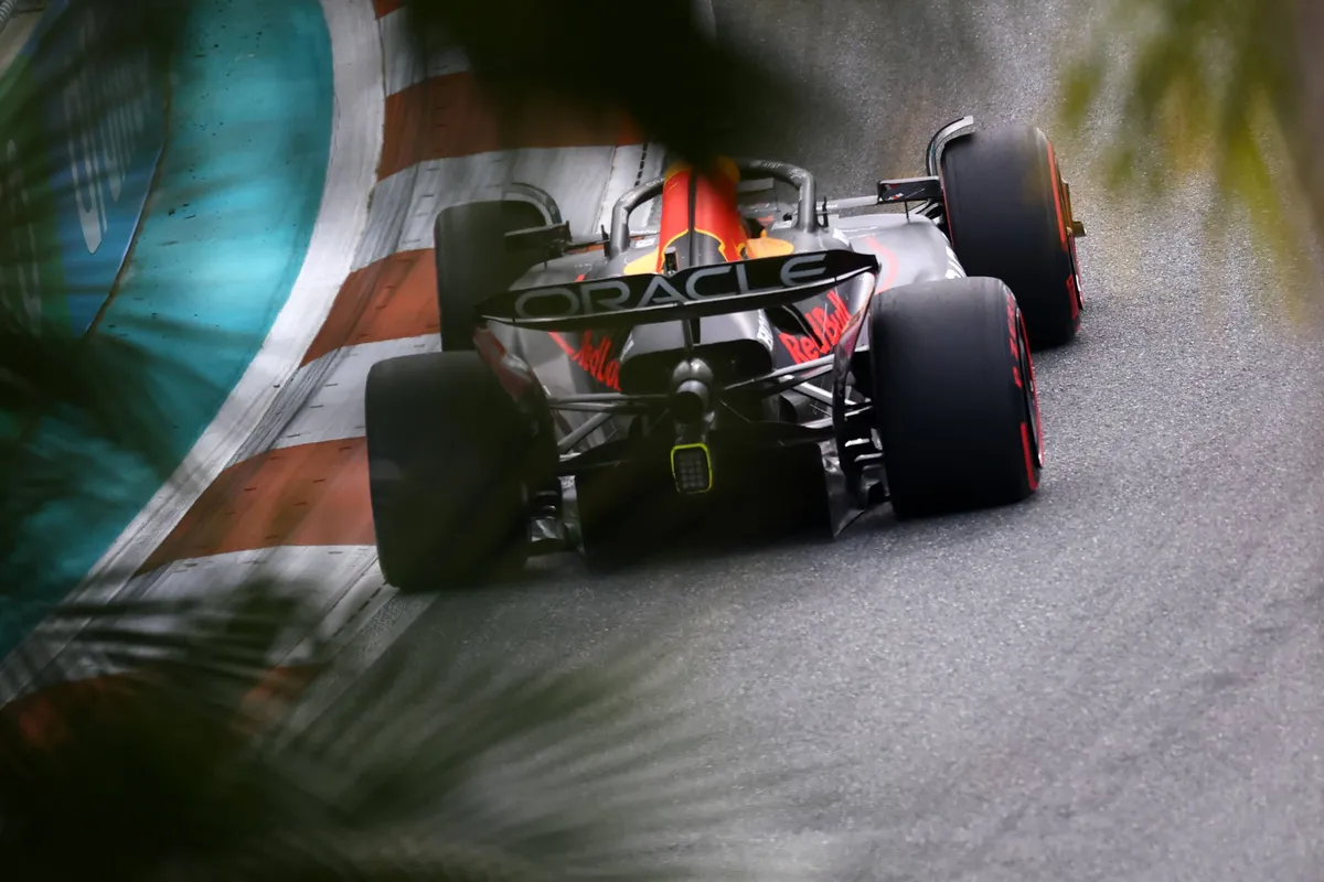 Red Bull-coureur Max Verstappen in Miami