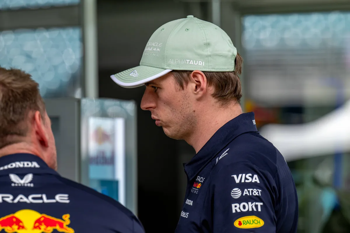 Red Bull-coureur Max Verstappen in Miami
