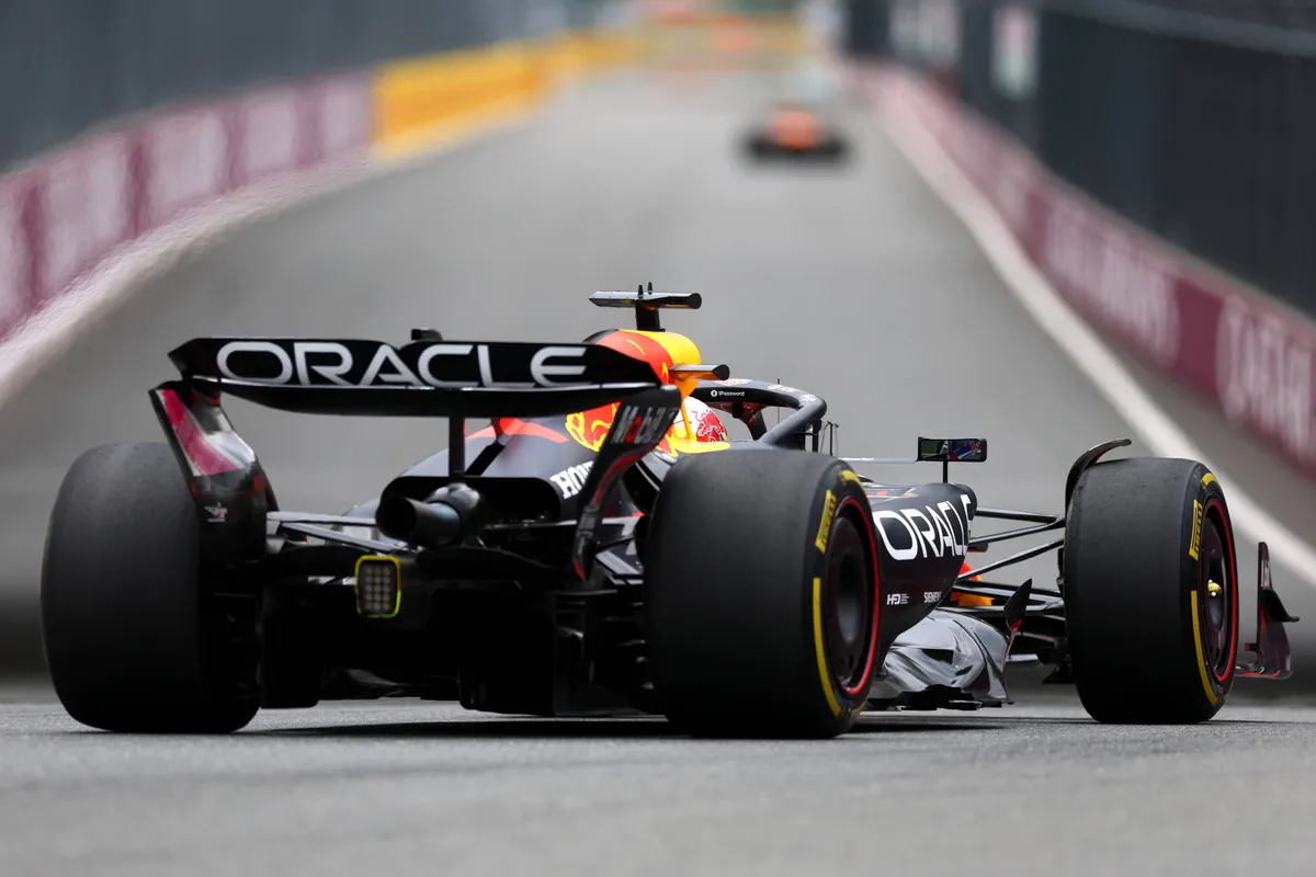De Red Bull RB21 van Max Verstappen in Miami